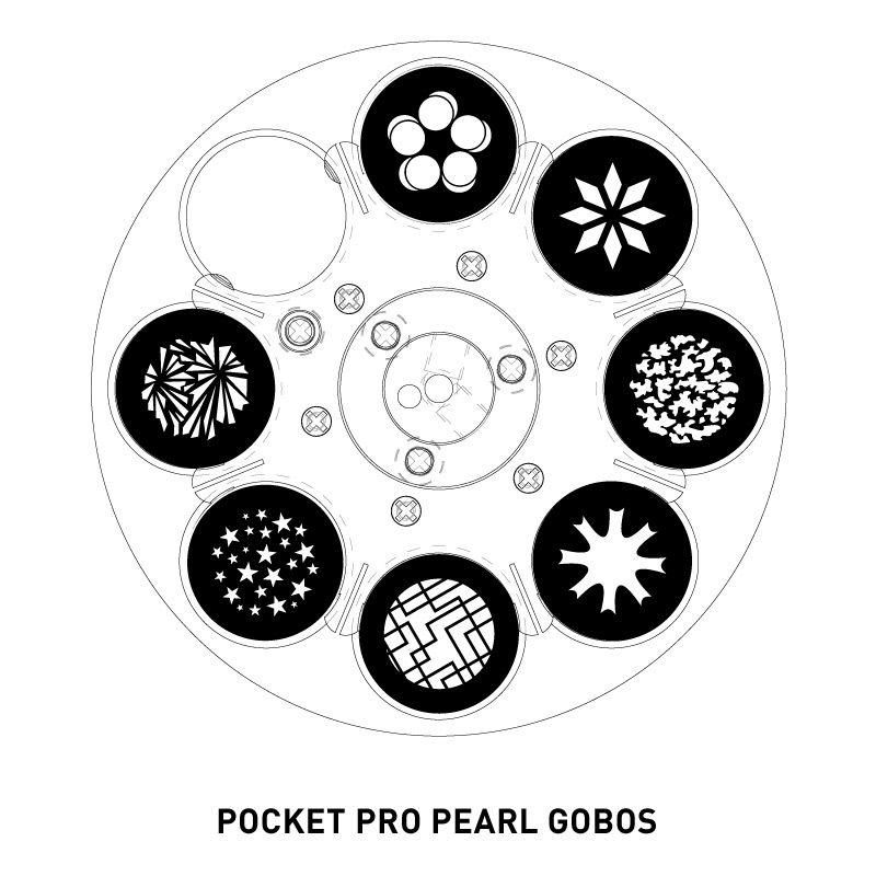 Pocket Pro Pearl - Wisdom Esoterica - American DJ - 818651023947 - spot light