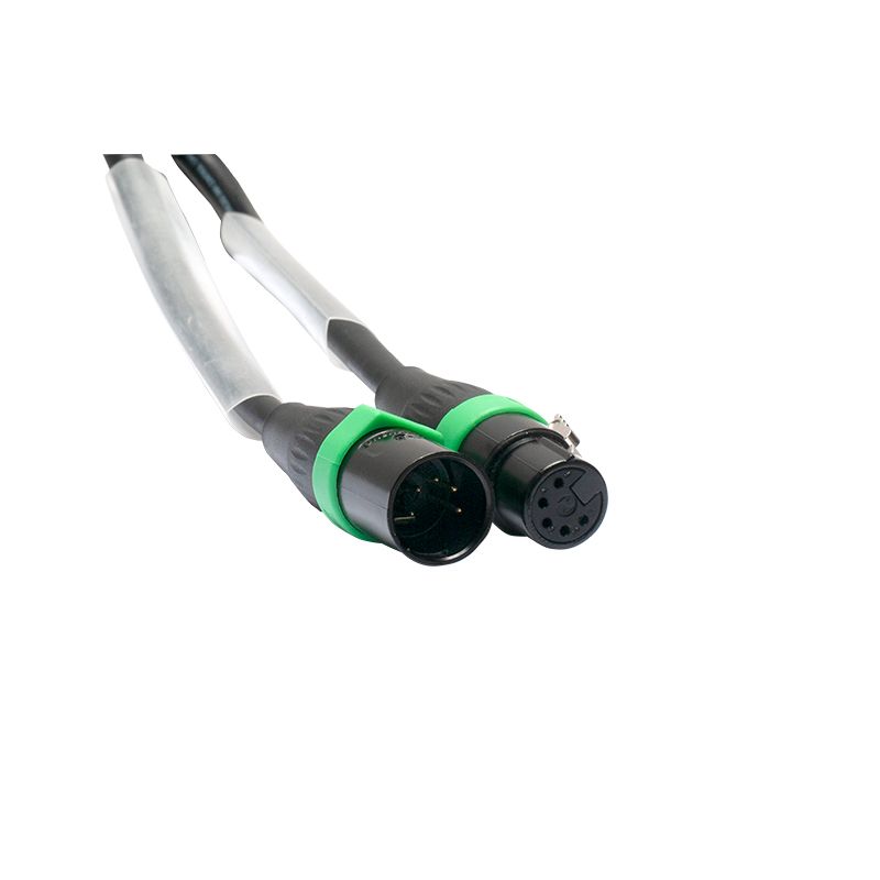 Professional DMX Cable - 3-Pin Male to 3-Pin Female Connection - Wisdom Esoterica - American DJ - 819730010360 - DMX Cable