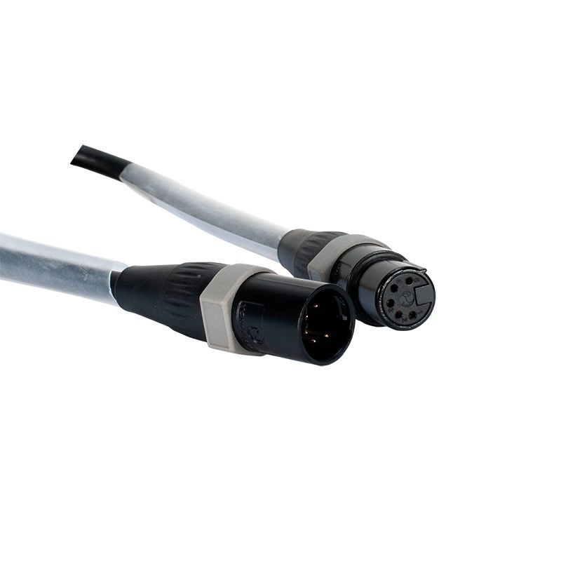 Professional DMX Cable - 3-Pin Male to 3-Pin Female Connection - Wisdom Esoterica - American DJ - 819730017734 - DMX Cable