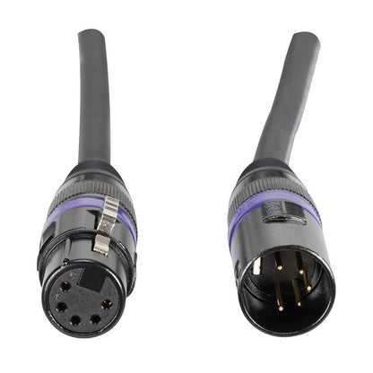 Professional DMX Cable - 5-Pin Male to 5-Pin Female Connection - Wisdom Esoterica - American DJ - 819730010407 - DMX Cable