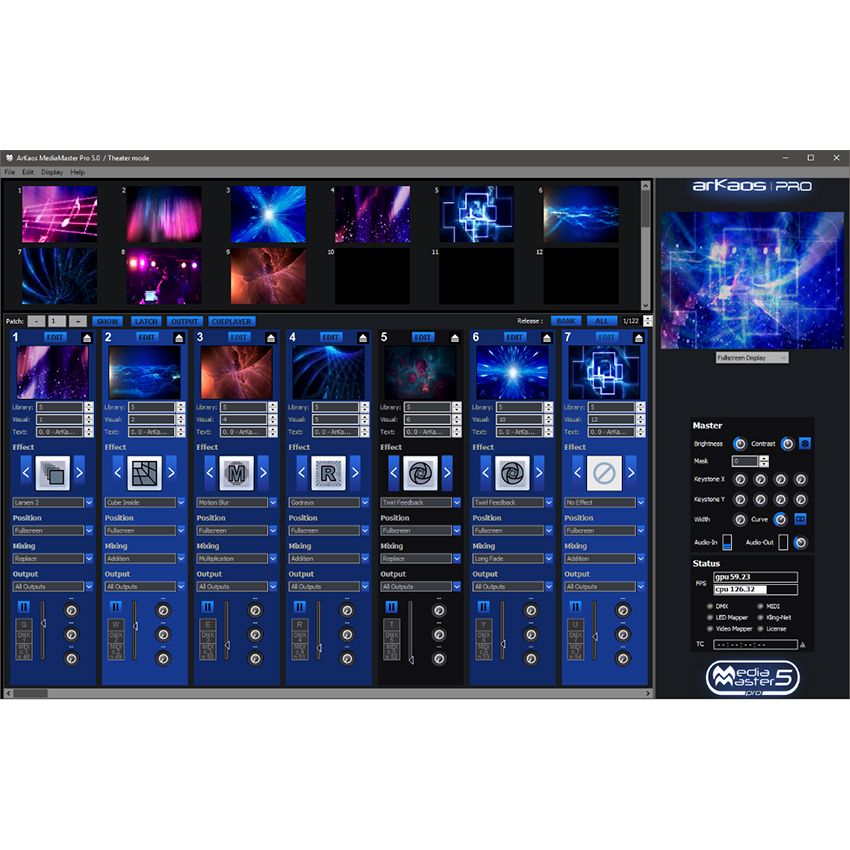 ArKaos Media Master Express 6 (Upgrade from MME5) - Wisdom Esoterica - American DJ - 810087370169 - DMX Lighting Software