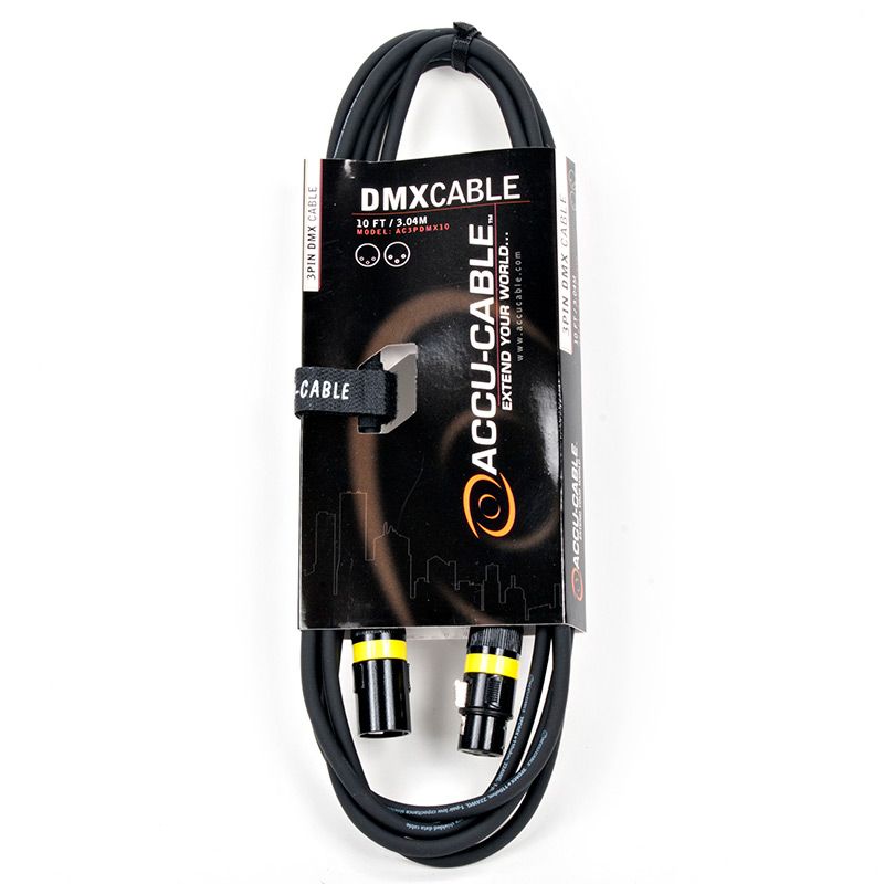 DMX Cables, 3-Pin - Wisdom Esoterica - American DJ - 819730011114 - DMX Cable