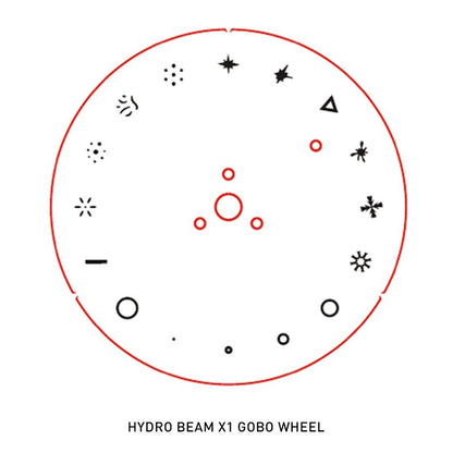 Hydro Beam X1 - Wisdom Esoterica - American DJ - 818651025828 - spot light