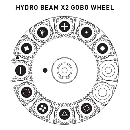 Hydro Beam X2 - Wisdom Esoterica - American DJ - 818651025989 - spot light